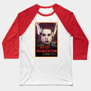 The Bride of Frankenstein Baseball T-Shirt